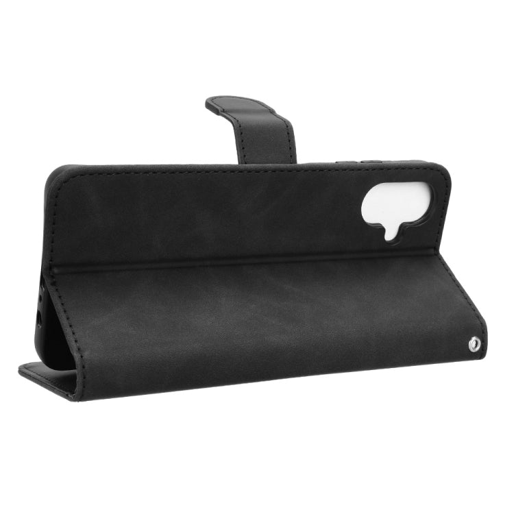For Samsung Galaxy A06 Skin Feel Magnetic Flip Leather Phone Case