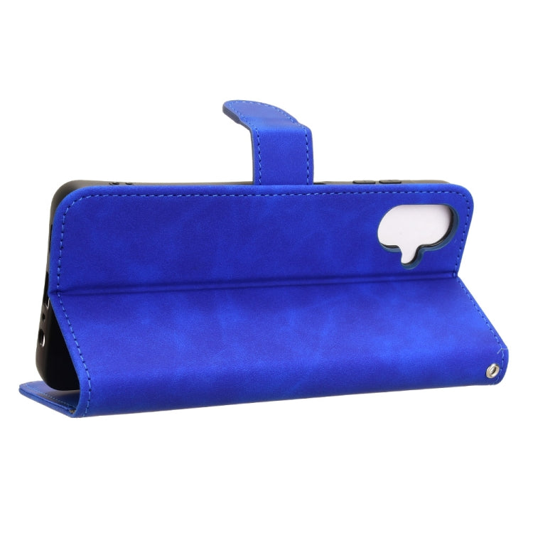 For Samsung Galaxy A06 Skin Feel Magnetic Flip Leather Phone Case
