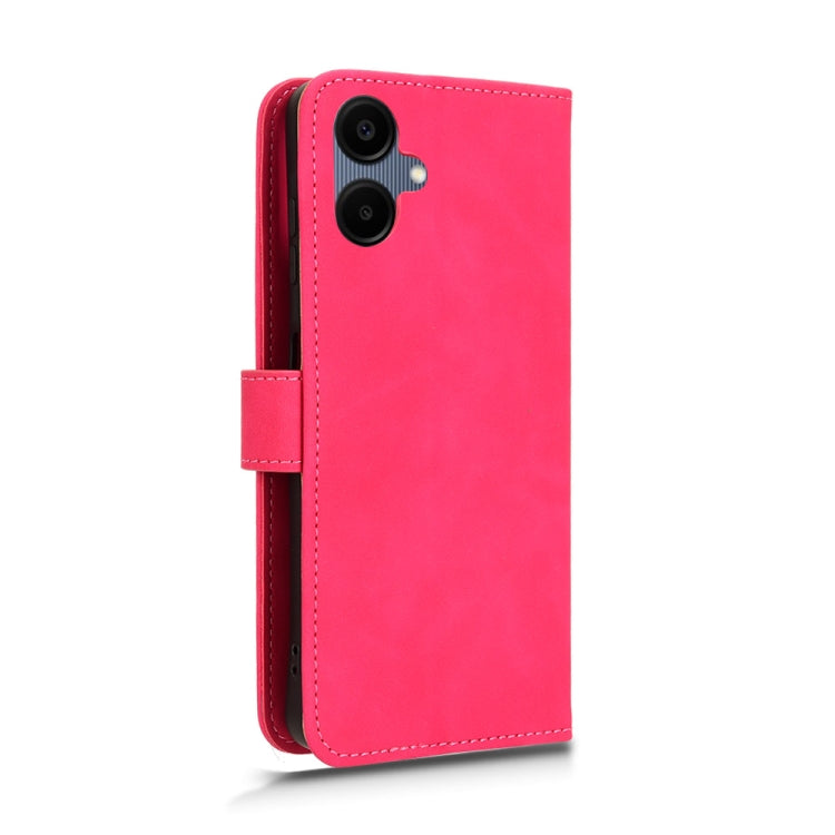 For Samsung Galaxy A06 Skin Feel Magnetic Flip Leather Phone Case