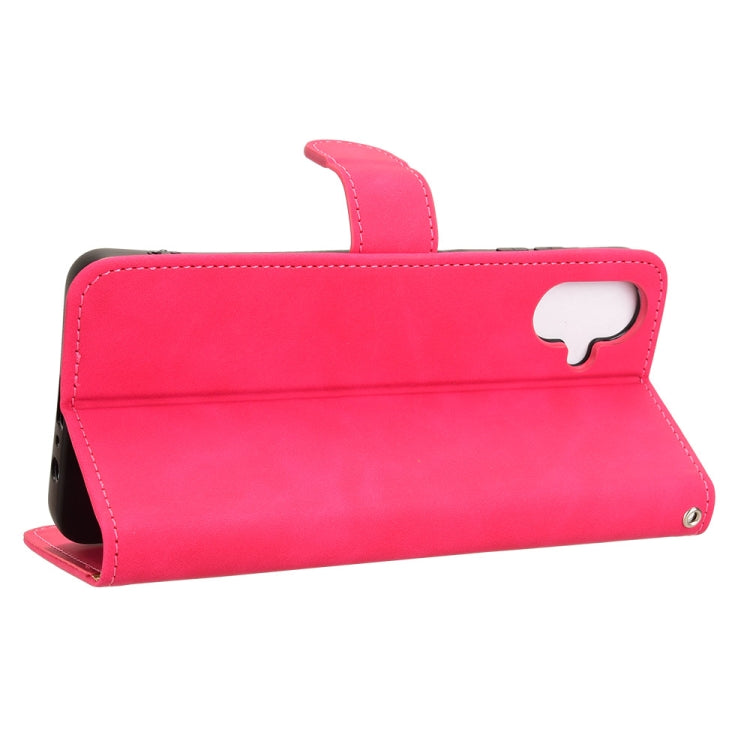 For Samsung Galaxy A06 Skin Feel Magnetic Flip Leather Phone Case