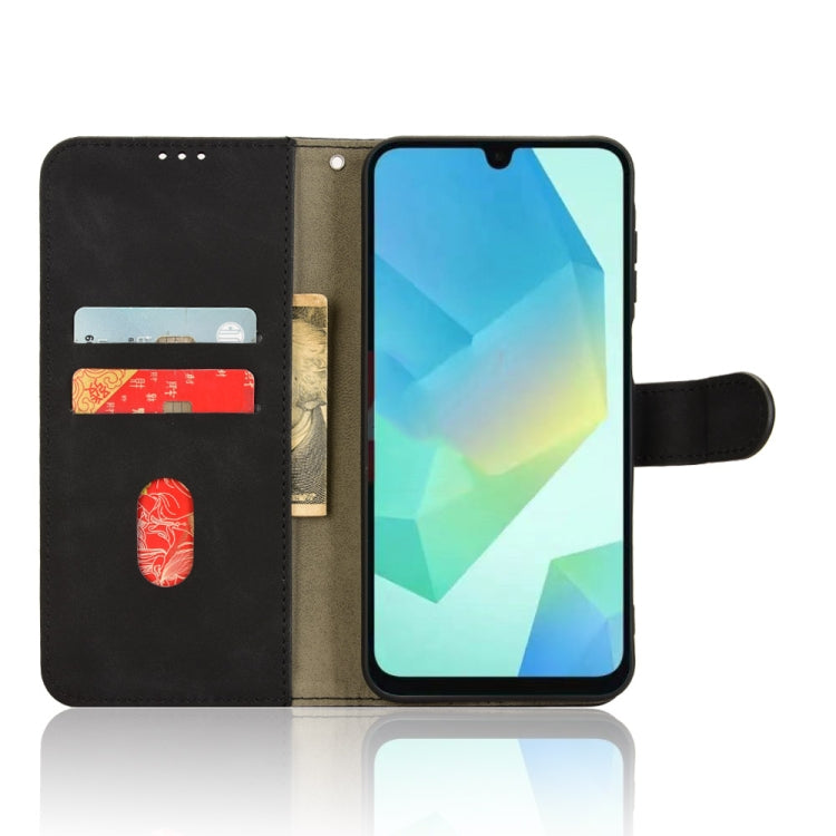 For Samsung Galaxy A16 5G Skin Feel Magnetic Flip Leather Phone Case