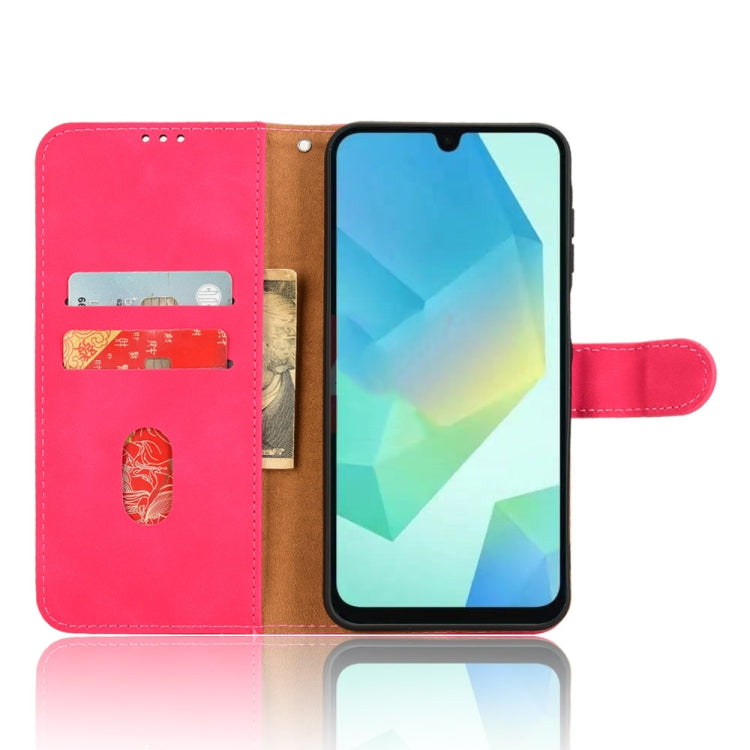 For Samsung Galaxy A16 5G Skin Feel Magnetic Flip Leather Phone Case
