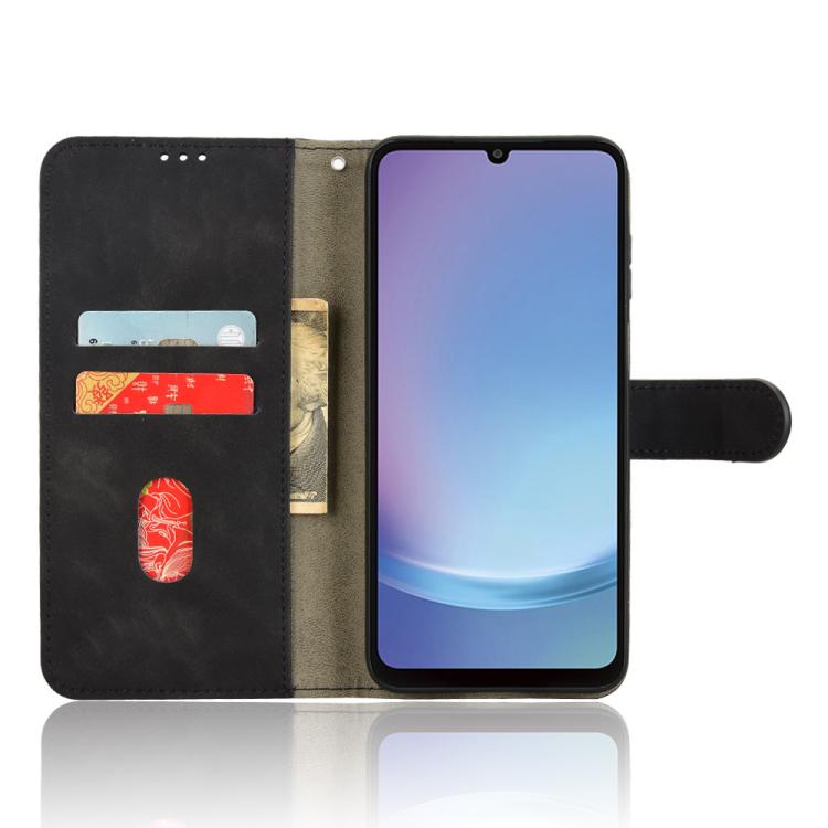 For Samsung Galaxy A25 5G SC-53F Skin Feel Magnetic Flip Leather Phone Case