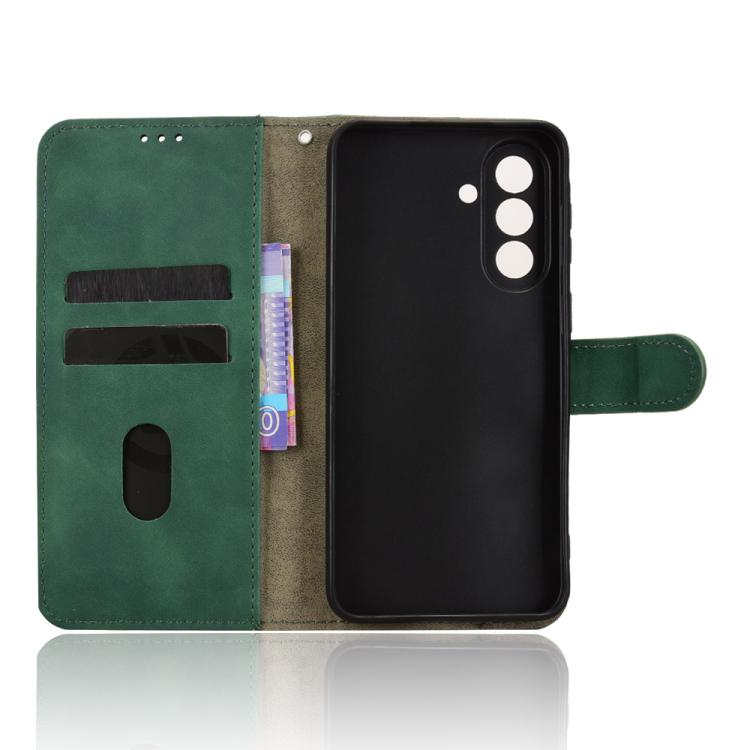 For Samsung Galaxy A27 5G Skin Feel Magnetic Flip Leather Phone Case