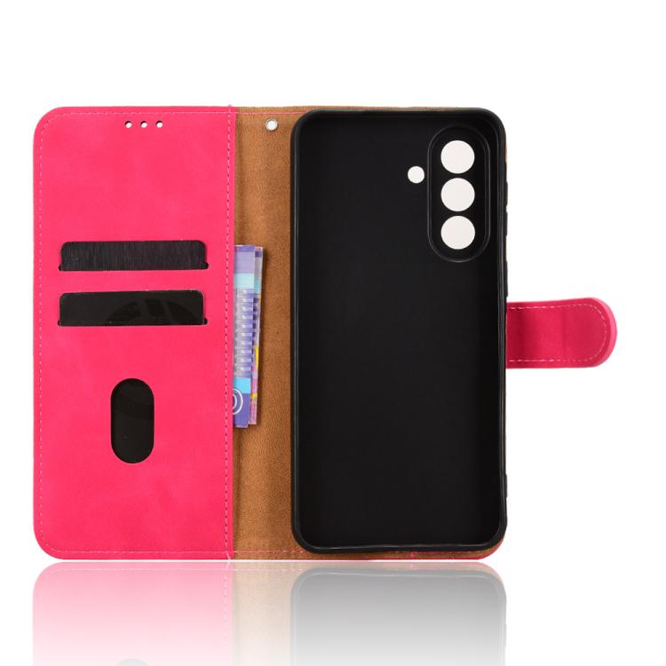 For Samsung Galaxy A27 5G Skin Feel Magnetic Flip Leather Phone Case