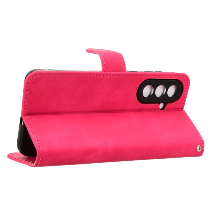 For Samsung Galaxy A27 5G Skin Feel Magnetic Flip Leather Phone Case
