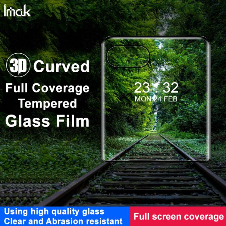 For Motorola Razr 60 Ultra imak 3D Curved Full Rear Screen Tempered Glass Film