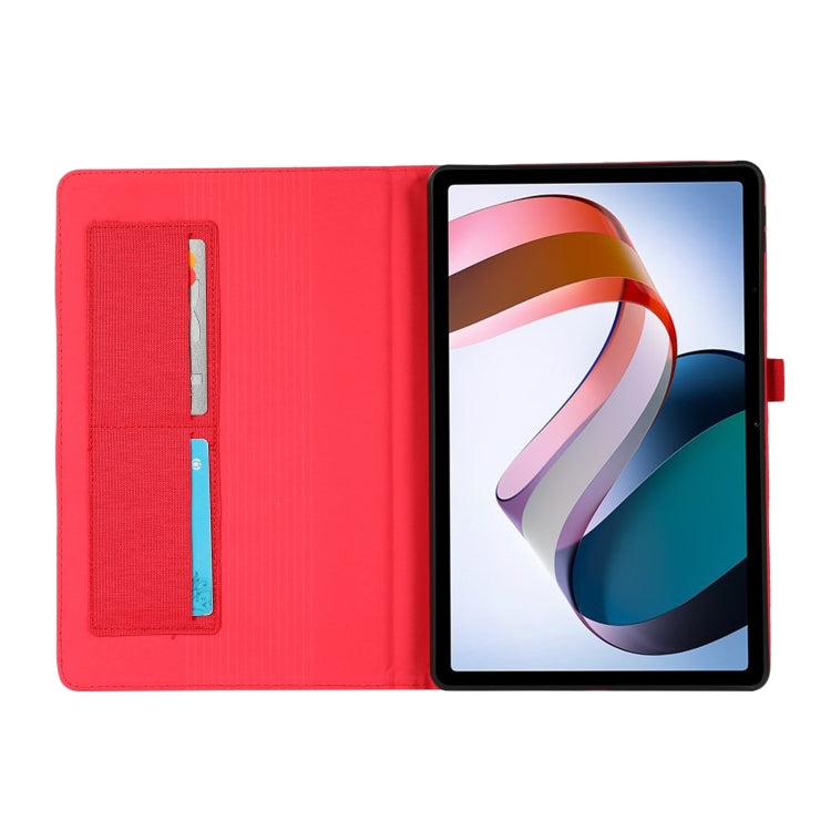 For OnePlus Pad Pro 12.1 Fabric Texture Horizontal Flip Leather Tablet Case