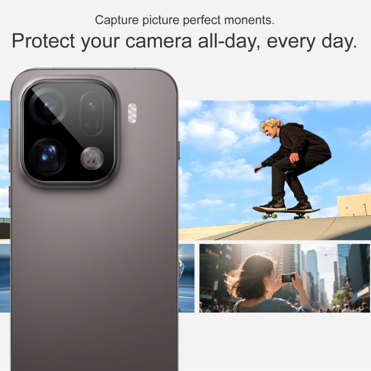 For OPPO Find X9 Pro imak Rear Camera Lens Glass Film Black Version
