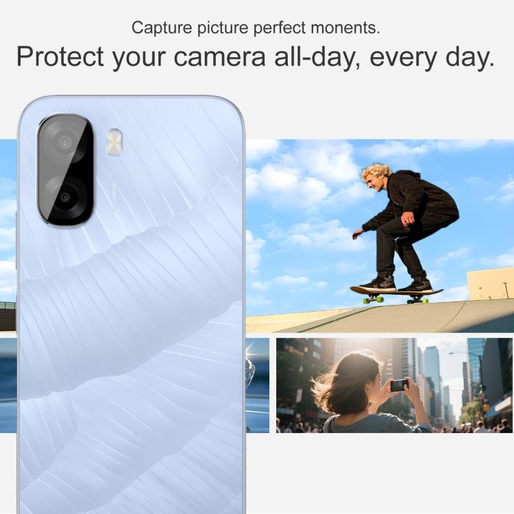 For OPPO A6x 4G / A6x 5G imak Rear Camera Lens Glass Film Black Version
