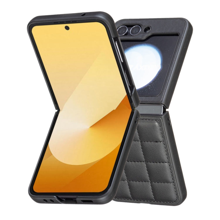 For Samsung Galaxy Z Flip5 Square-shaped Leather Back Cover Phone Case