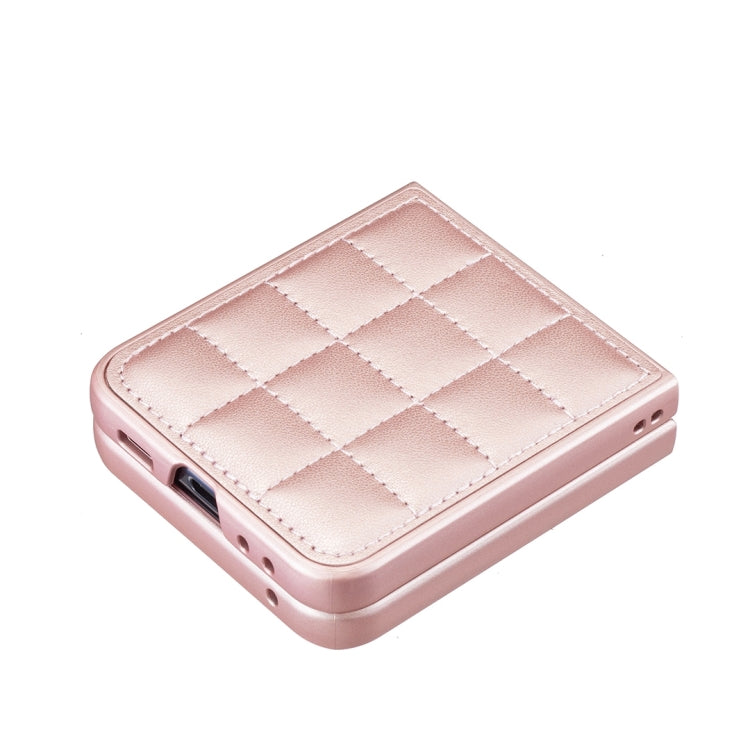 For Samsung Galaxy Z Flip5 Square-shaped Leather Back Cover Phone Case