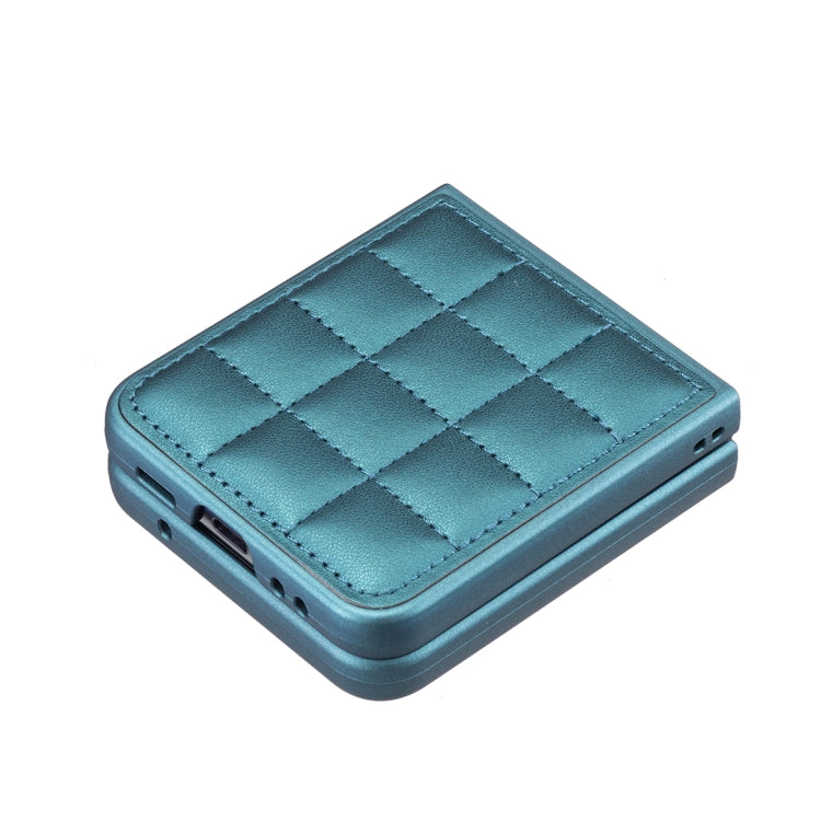For Samsung Galaxy Z Flip4 Square-shaped Leather Back Cover Phone Case