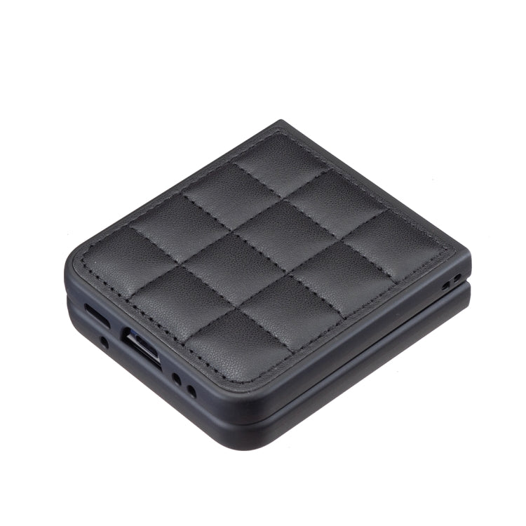 For Samsung Galaxy Z Flip3 Square-shaped Leather Back Cover Phone Case