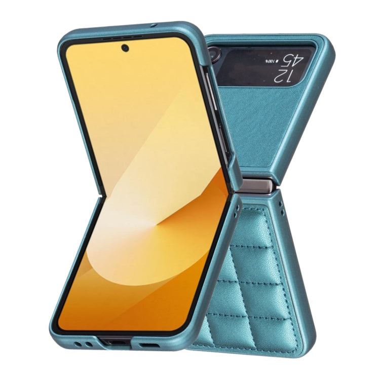 For Samsung Galaxy Z Flip3 Square-shaped Leather Back Cover Phone Case