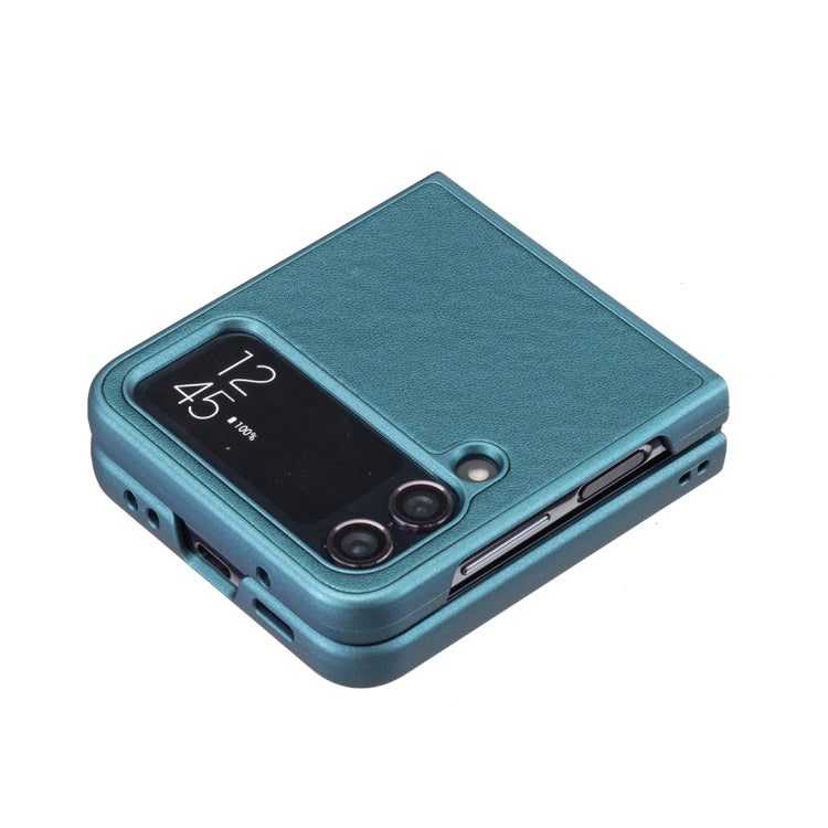 For Samsung Galaxy Z Flip3 Square-shaped Leather Back Cover Phone Case
