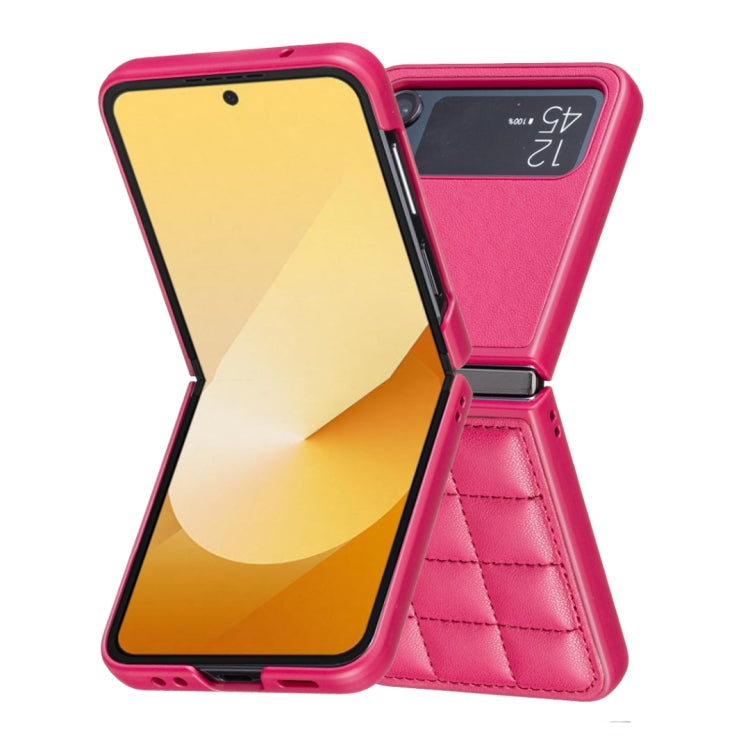 For Samsung Galaxy Z Flip3 Square-shaped Leather Back Cover Phone Case