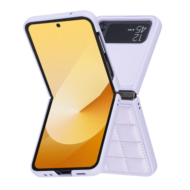 For Samsung Galaxy Z Flip3 Square-shaped Leather Back Cover Phone Case