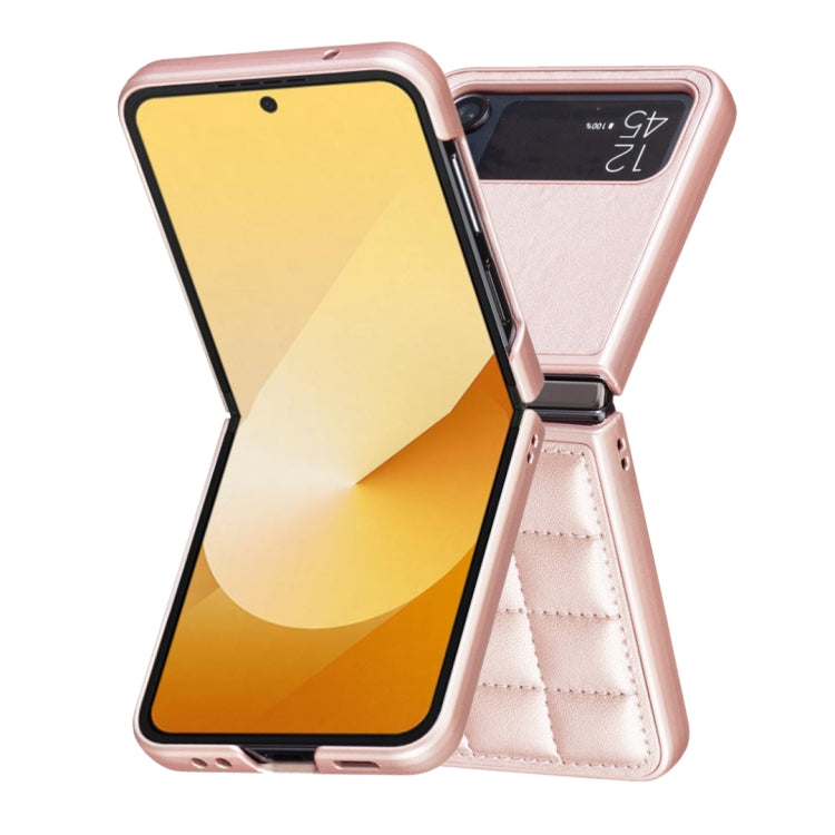 For Samsung Galaxy Z Flip3 Square-shaped Leather Back Cover Phone Case