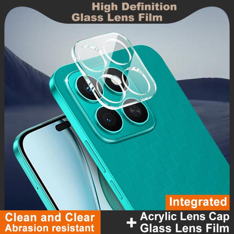 For Honor X8C 4G imak Integrated Rear Camera Lens Tempered Glass Film with Lens Cap