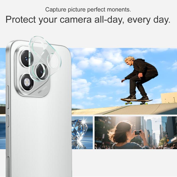For Honor 400 Lite imak Integrated Rear Camera Lens Tempered Glass Film with Lens Cap