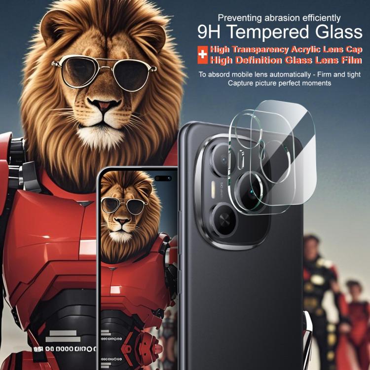 For Honor Power imak Integrated Rear Camera Lens Tempered Glass Film with Lens Cap