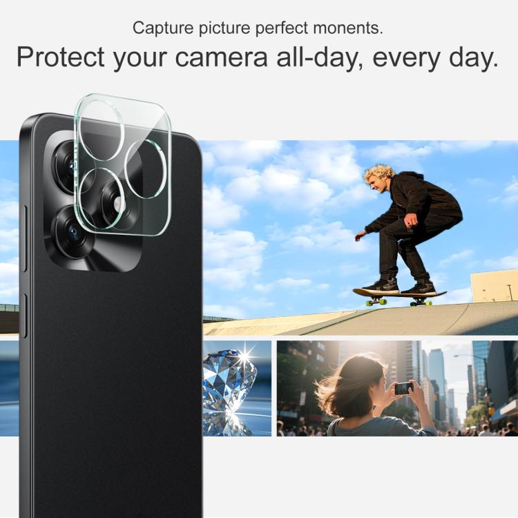 For Honor X5c 4G / X5c Plus imak Integrated Rear Camera Lens Tempered Glass Film with Lens Cap
