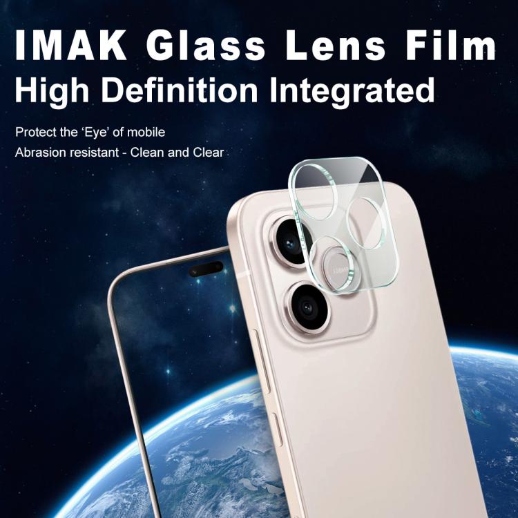 For Honor 600 Lite Global imak Integrated Rear Camera Lens Tempered Glass Film with Lens Cap