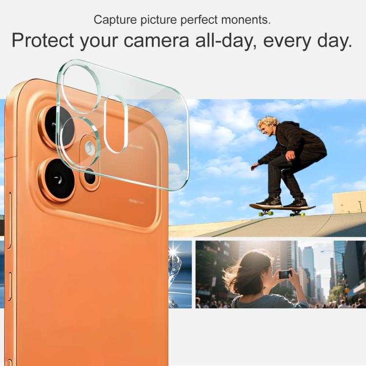 For Honor 600 Global imak Integrated Rear Camera Lens Tempered Glass Film with Lens Cap