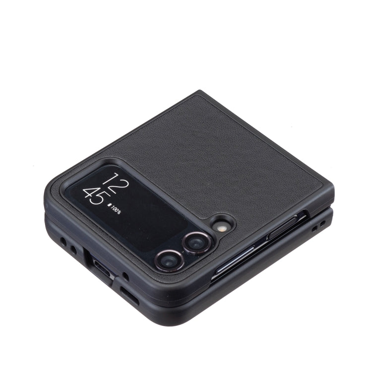 For Samsung Galaxy Z Flip3 Rhombus-shaped Leather Back Cover Phone Case
