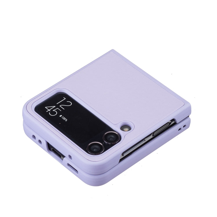 For Samsung Galaxy Z Flip3 Rhombus-shaped Leather Back Cover Phone Case