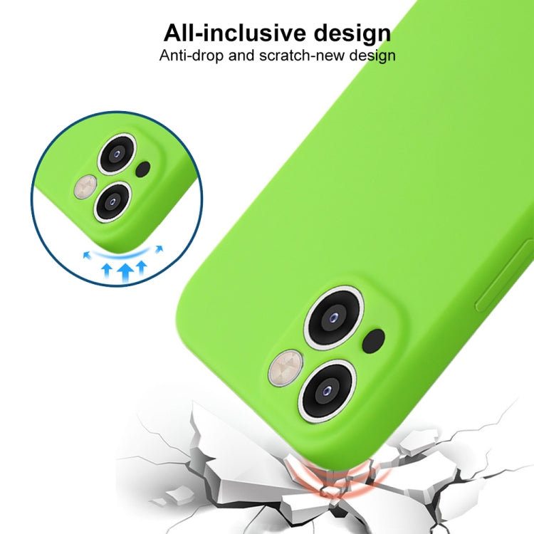 For iPhone 12 Pro Fine Hole Silicone Phone Case with Lanyard