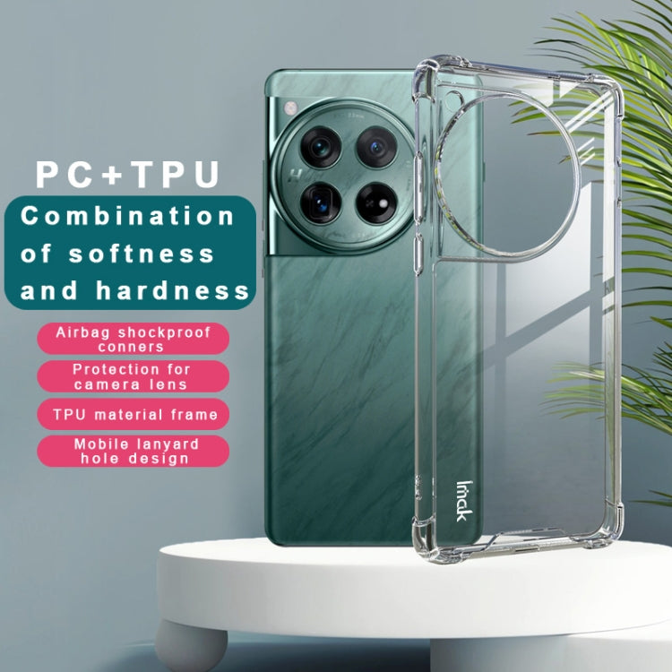 For OnePlus 12 5G IMAK Space Shield PC + TPU Airbag Shockproof Phone Case - Transparent