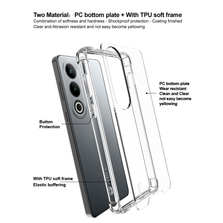 For OnePlus Ace 3V IMAK Space Shield PC + TPU Airbag Shockproof Phone Case - Transparent