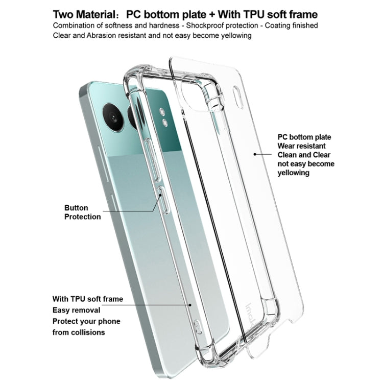 For OnePlus Nord 4 IMAK Space Shield PC + TPU Airbag Shockproof Phone Case - Transparent