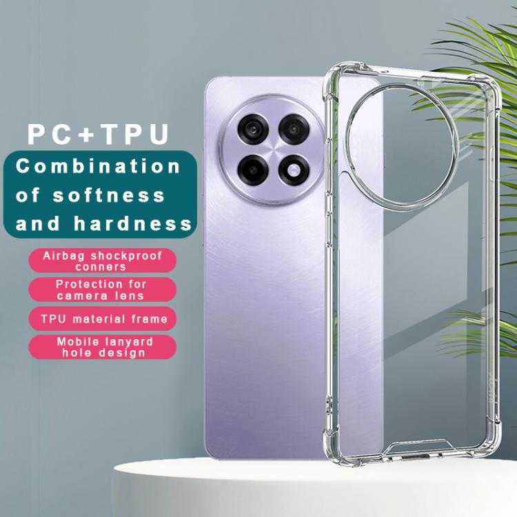 For OnePlus Ace 5 / Ace 5 Pro / 13R IMAK Space Shield PC + TPU Airbag Shockproof Phone Case - Transparent