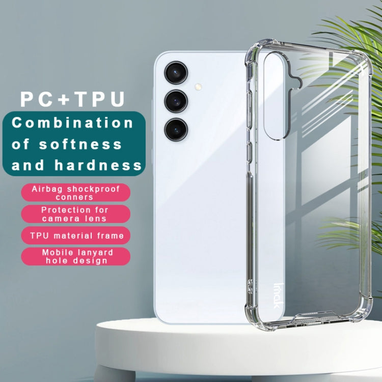 For Samsung Galaxy A35 5G IMAK Space Shield PC + TPU Airbag Shockproof Phone Case - Transparent