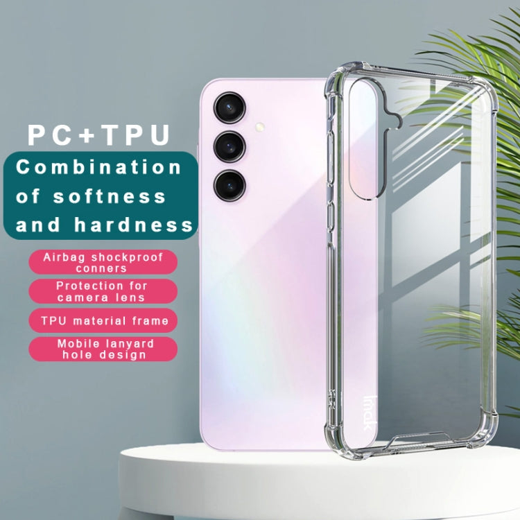 For Samsung Galaxy A55 5G IMAK Space Shield PC + TPU Airbag Shockproof Phone Case - Transparent