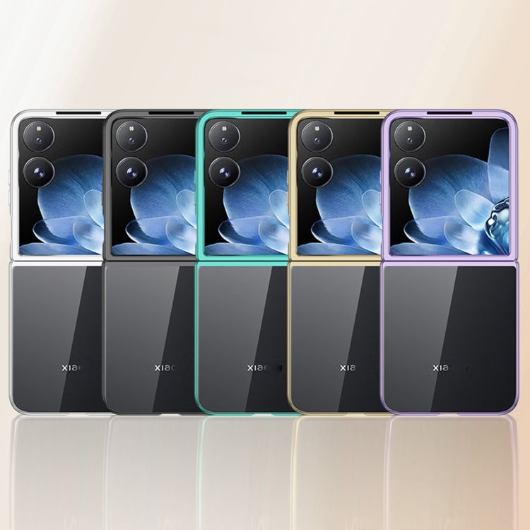 For Xiaomi Mix Flip 6D Electroplating PC Shockproof Phone Case