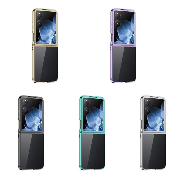 For Xiaomi Mix Flip 2 6D Electroplating PC Shockproof Phone Case
