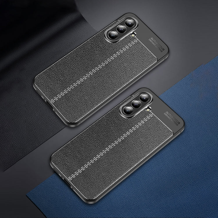 For Samsung Galaxy A26 5G Litchi Texture Shockproof TPU Phone Case - Black