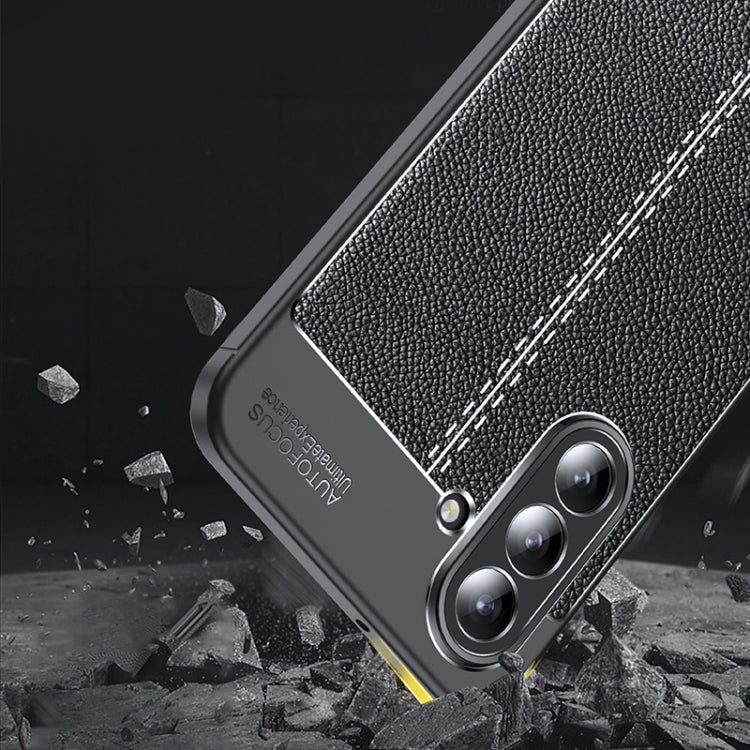 For Samsung Galaxy A26 5G Litchi Texture Shockproof TPU Phone Case - Black