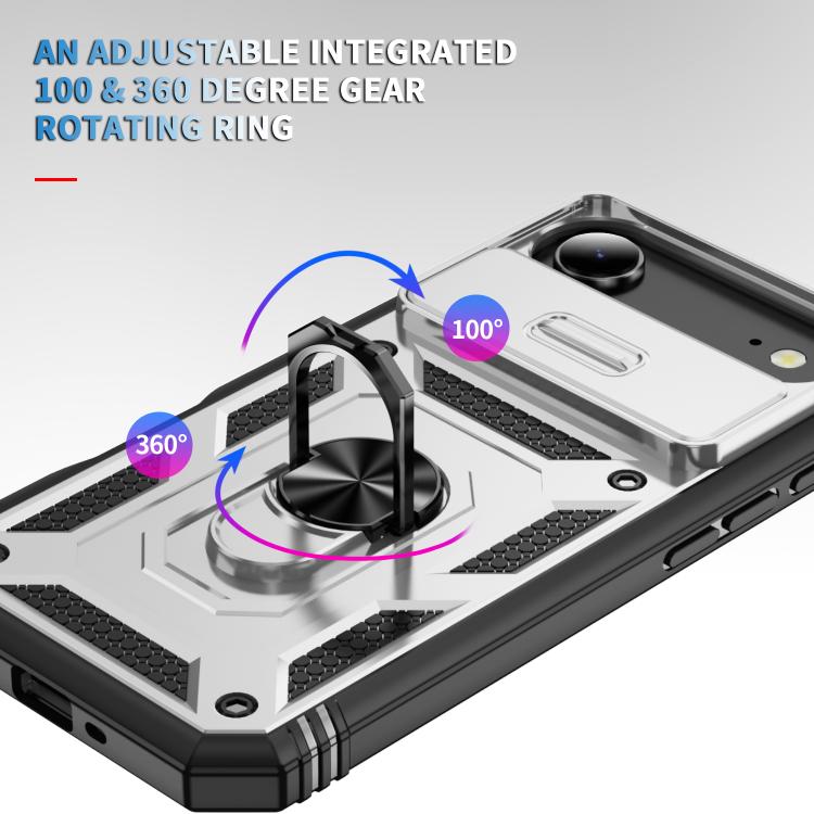 For iPhone Air Sliding Camshield TPU + PC Phone Case with Holder