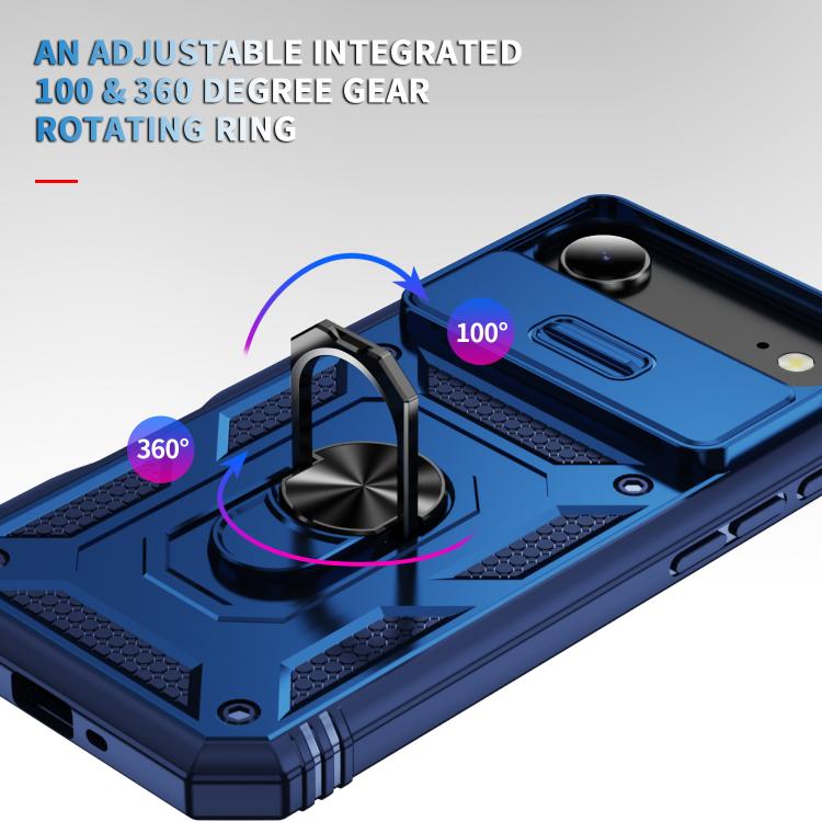 For iPhone Air Sliding Camshield TPU + PC Phone Case with Holder