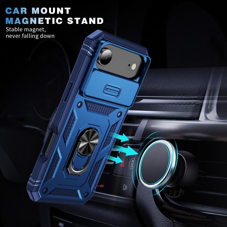 For iPhone Air Sliding Camshield TPU + PC Phone Case with Holder