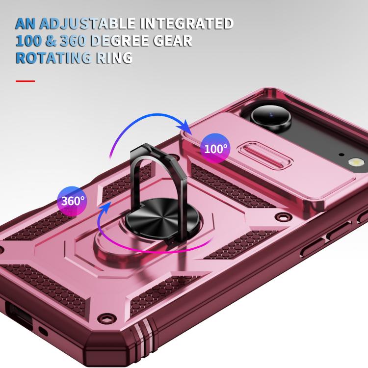 For iPhone Air Sliding Camshield TPU + PC Phone Case with Holder