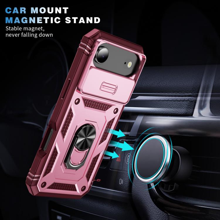 For iPhone Air Sliding Camshield TPU + PC Phone Case with Holder
