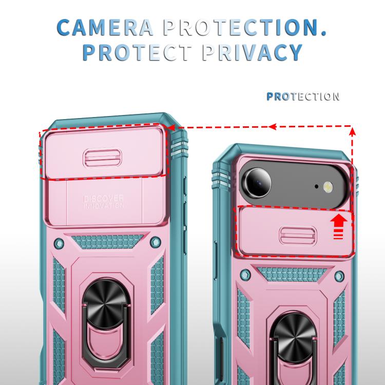 For iPhone Air Sliding Camshield TPU + PC Phone Case with Holder