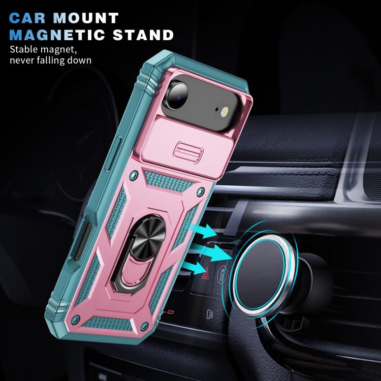 For iPhone Air Sliding Camshield TPU + PC Phone Case with Holder