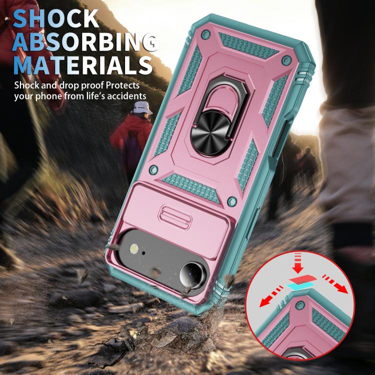 For iPhone Air Sliding Camshield TPU + PC Phone Case with Holder